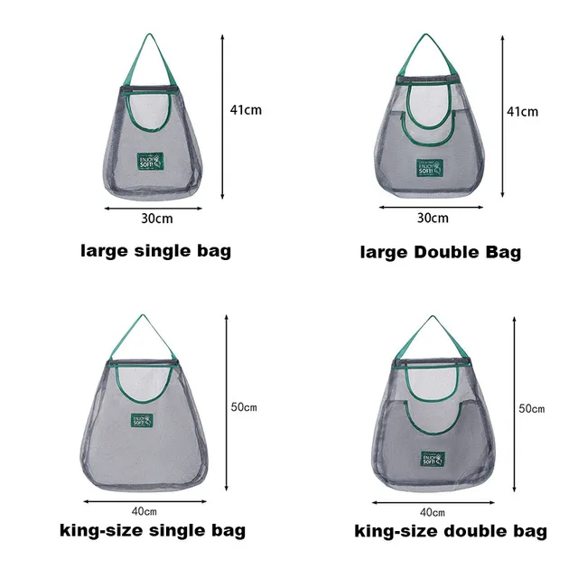 Reusable Hanging Mesh Storage Bags 5