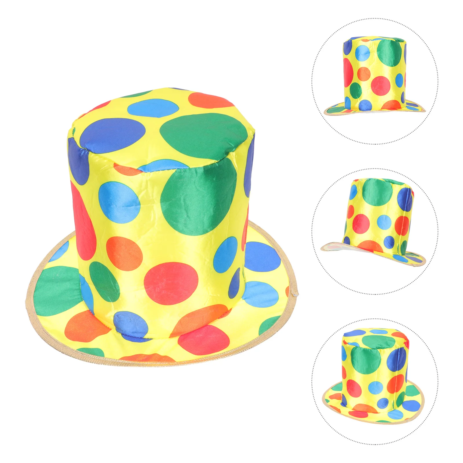 

Hat Clown Child Halloween Costumes for Men Kids Derby Polyester Performance Caps