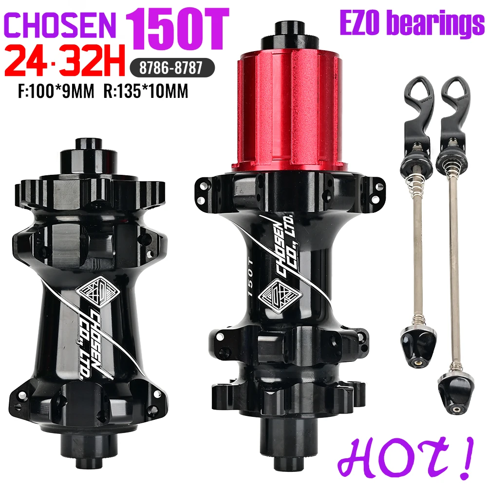 Mozzi Bici RYET 24H Ceramici 12x142/12x100 - Freno A Disco, 24 Fori, Per Strada E Gravel