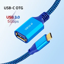 Versatile USB - C to USB 3.0 OTG Adapter Cable - 0.2m
