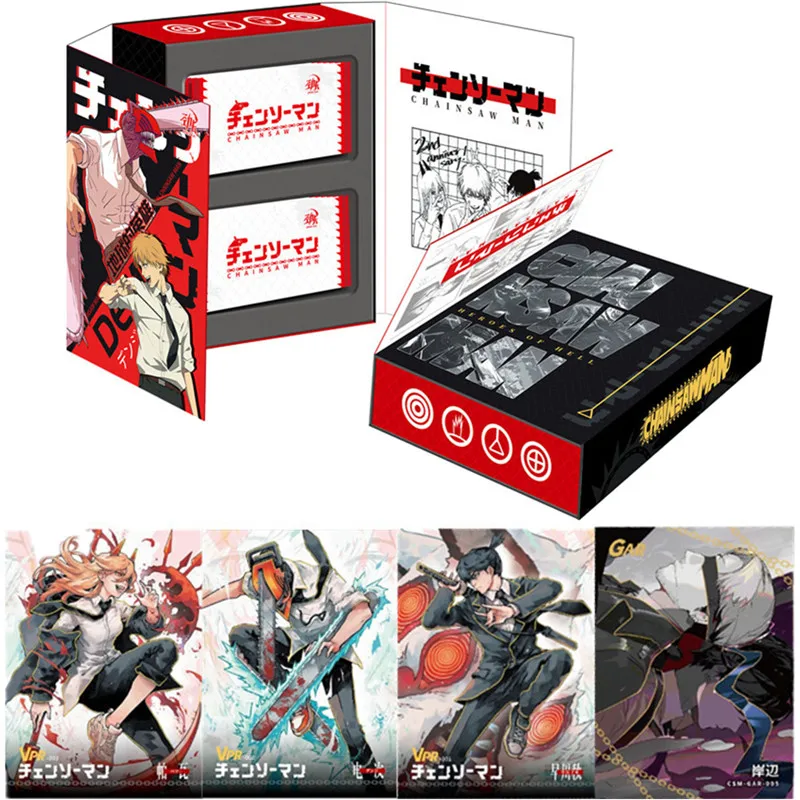

2023 New Chainsaw Man Card Hell Hero Card Game Collection Card Toy Christmas Halloween Children's Birthday Gift