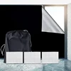 Foldable Outdoor Travel Blackout Balcony Curtain Universal Perforations DIY Tailorable Black Curtains Adhesive Comfortable Sleep 6