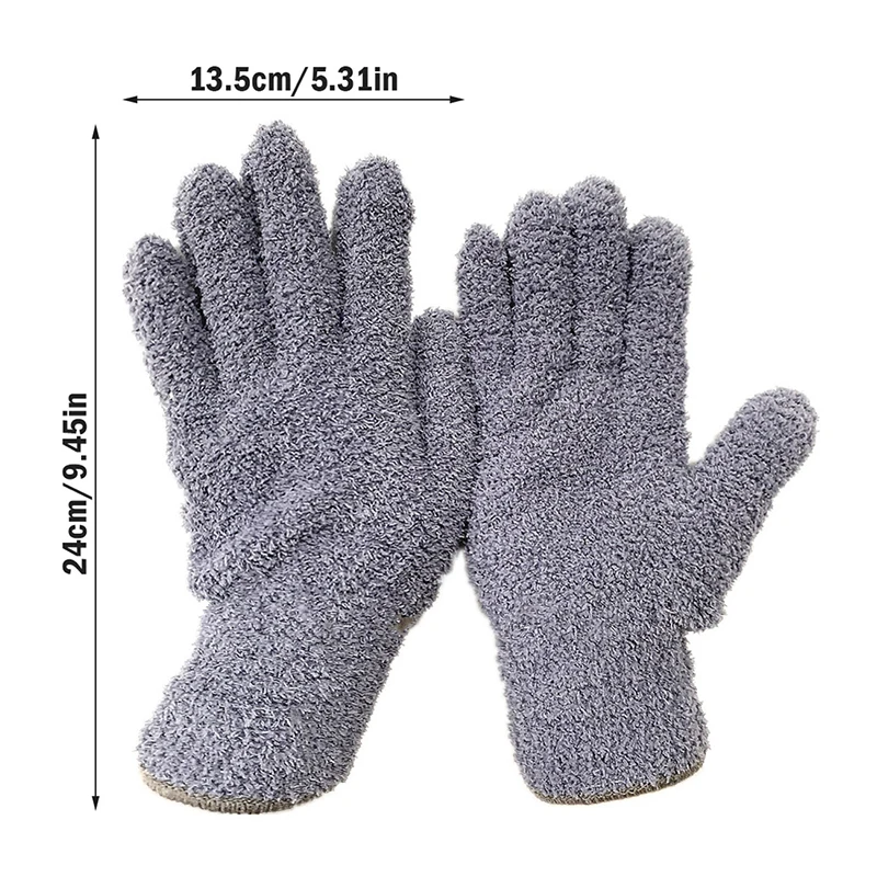 Microfibre Glove Touch To Clean Super Soft Dust Eating Washing Glove Mitt
