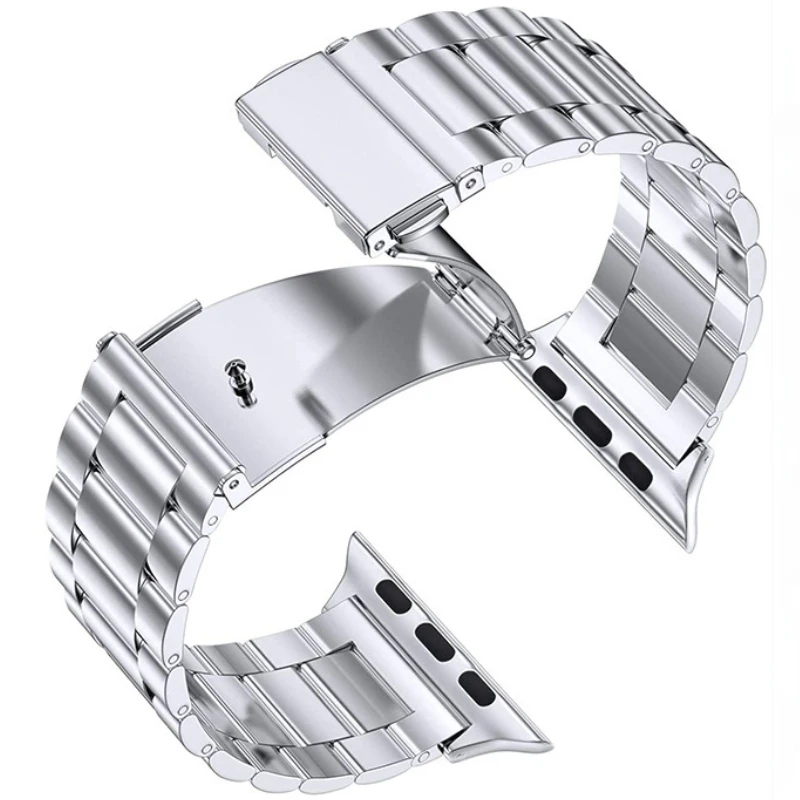 Elegant Metal Strap Bracelet for Apple Watch - Premium Watchband Accessory
