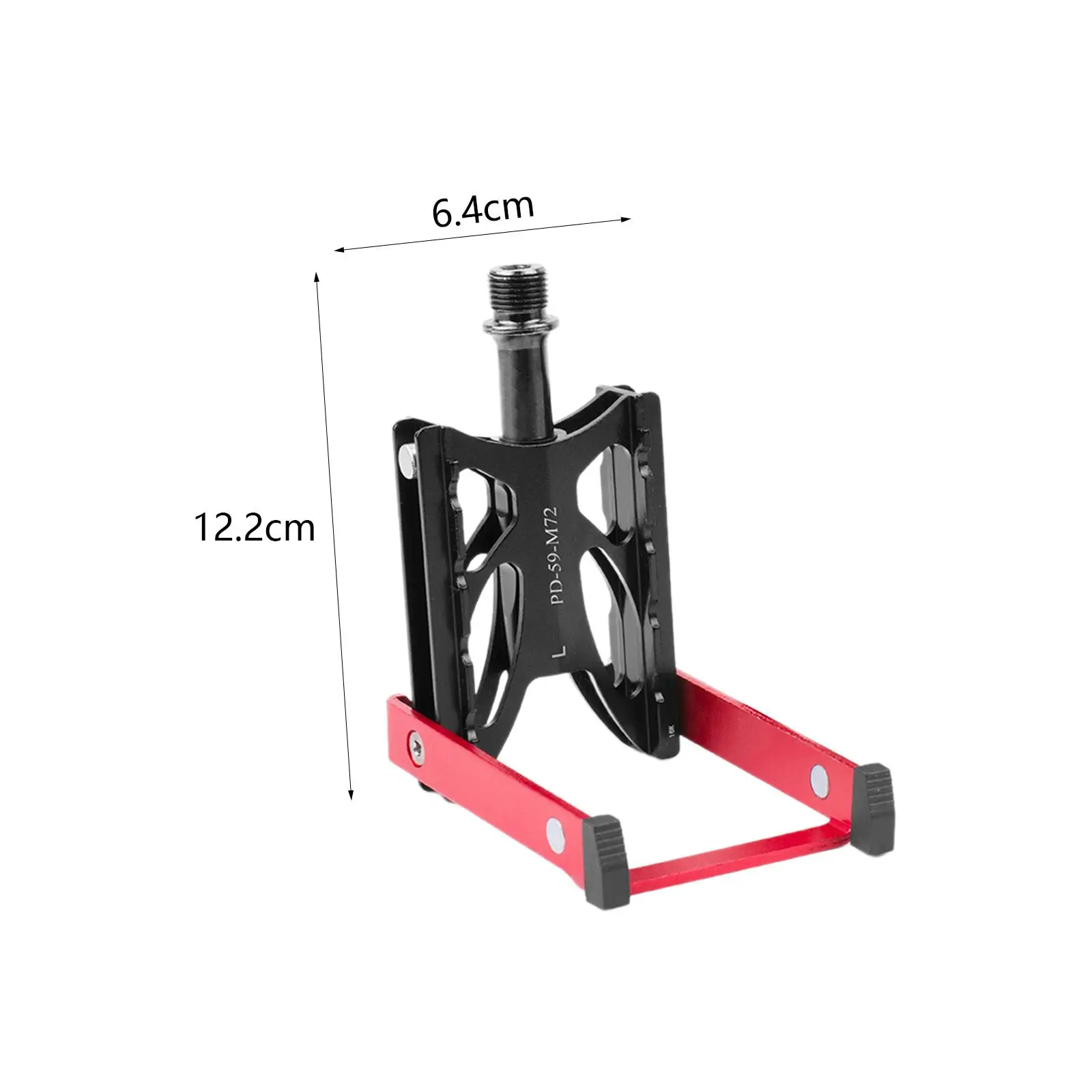 Folding Bicycles Pedals with Stand Kickstand Cycling Accessories Pedal Support Easy Installation Road Bike Pedals for Adults