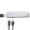 MINIX NEO SD4 USB-C Multiport with 480GB SSD Storage Hub for Apple MacBook Air/Pro | HDMI 4K@60Hz | Thunderbolt 3 | USB 3.0 6