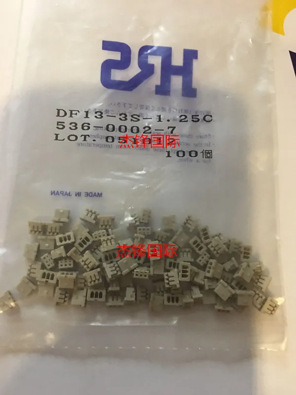 

50 шт./лот DF13-3S-1.25C 1,25 мм 3PIN 100% Новинка