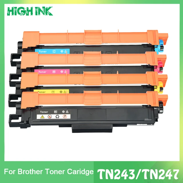 Cartouches de Toner pour imprimante, Compatible avec Brother, TN243, TN247,  pour modèles 3210, 3230, 3270, 3517, 3550, 3710 - AliExpress