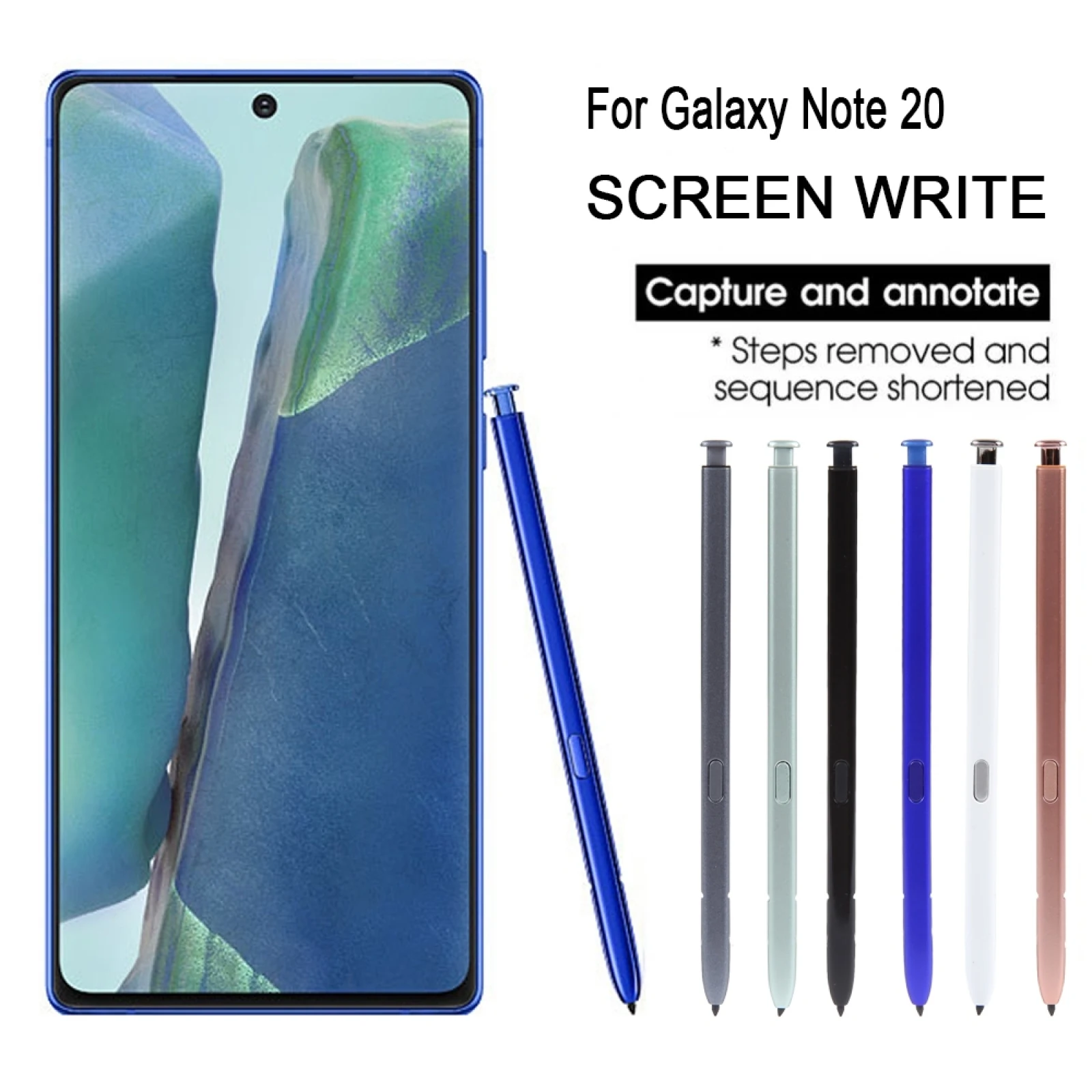 

Для Samsung Galaxy Note20 SM-980F сенсорный экран (черный)