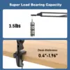 Hayve Microscope Arm Stand，Adjustable Metal Bracket Coin Microscope Mount  Compatible with DM4 DM9 MS1 MS3 4