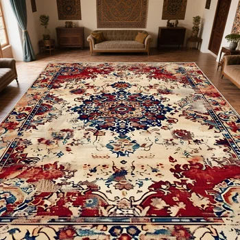 Persian Retro Washable Carpet 1