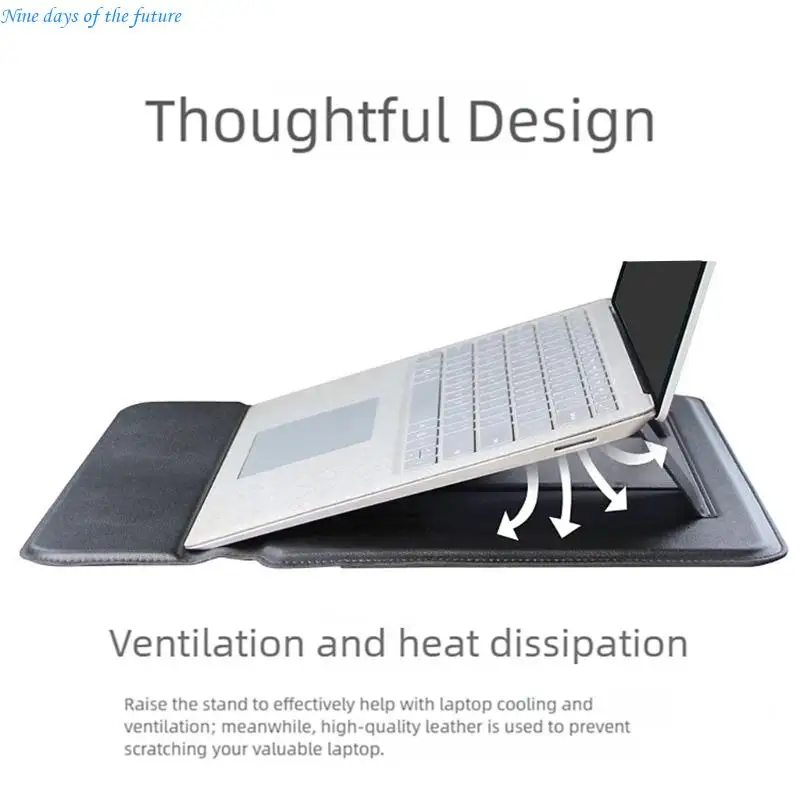 인체공학적 지원을 제공하는 다기능 13/14/15.4인치 노트북 홀더 안전한 사용 간편한 장치 검색 스탠드 라이너 E65A