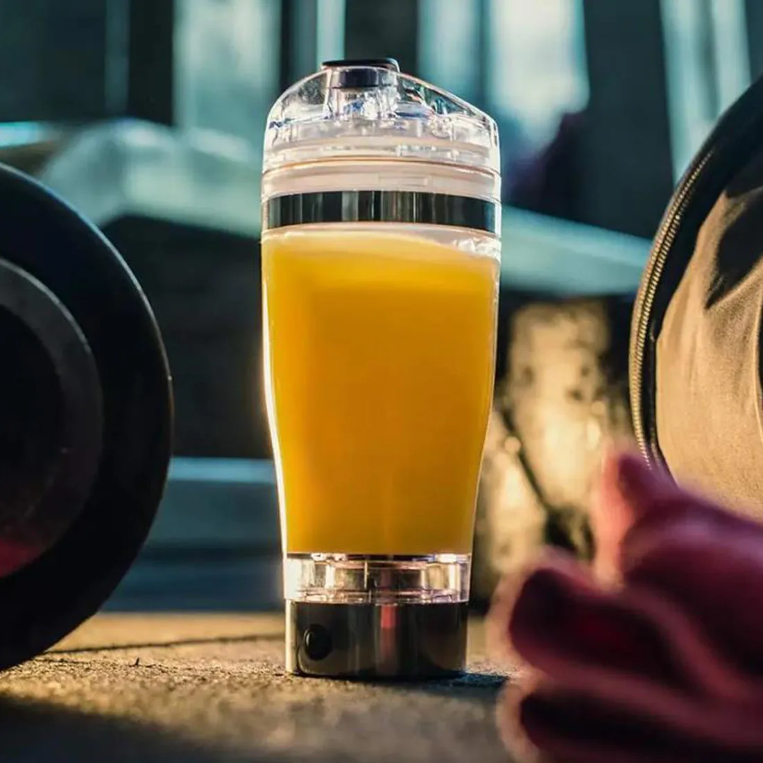 450/600ml Electric Protein Shake Stirrer USB Shake Bottle Milk Coffee Blender Kettle Sports And Fitness Charging Electric Shaker 6