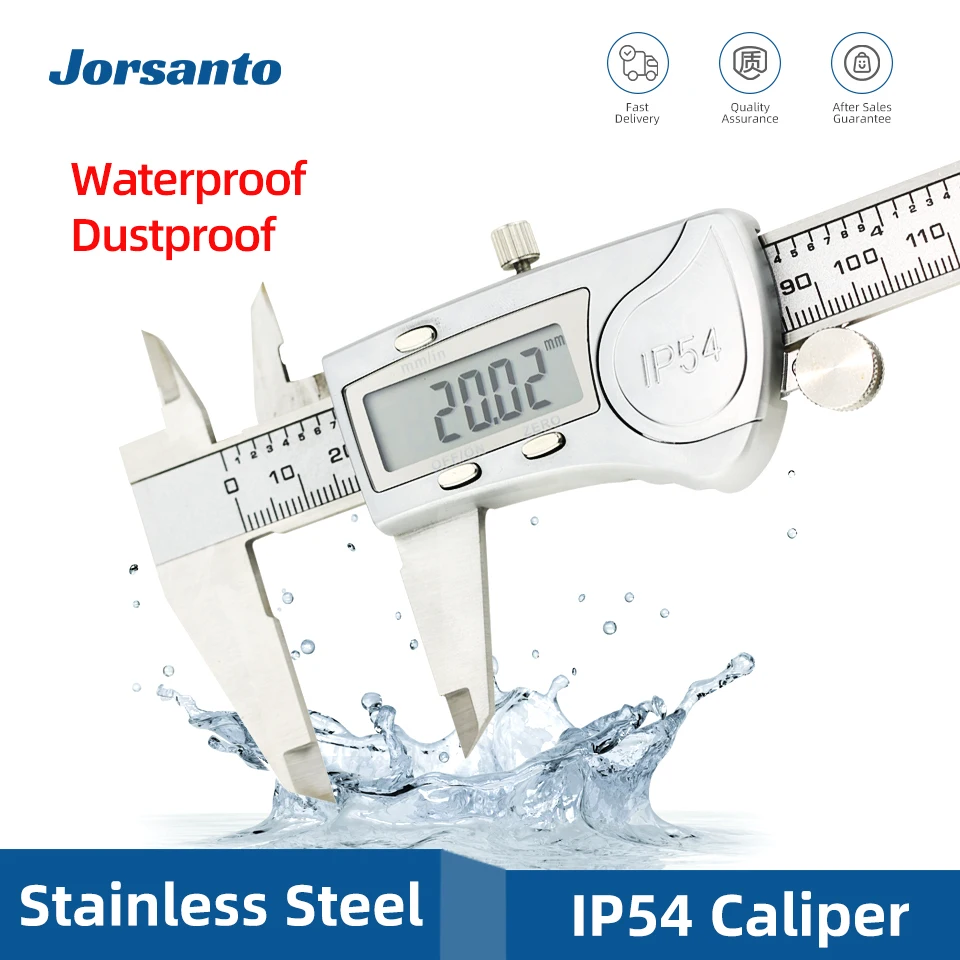 IP54 Calipers Stainless Steel Digital Pachymeter Caliber Measuring Tools Carpenter Tools Electronic Caliper Metal Vernier Ruler,digital calipers