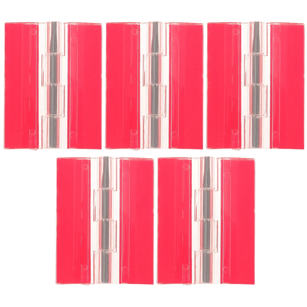 

5 Pcs Self-adhesive Hinge Piano Hinges Continuous Cabinet Replacement Small for Crafts Door Table Butt Doors