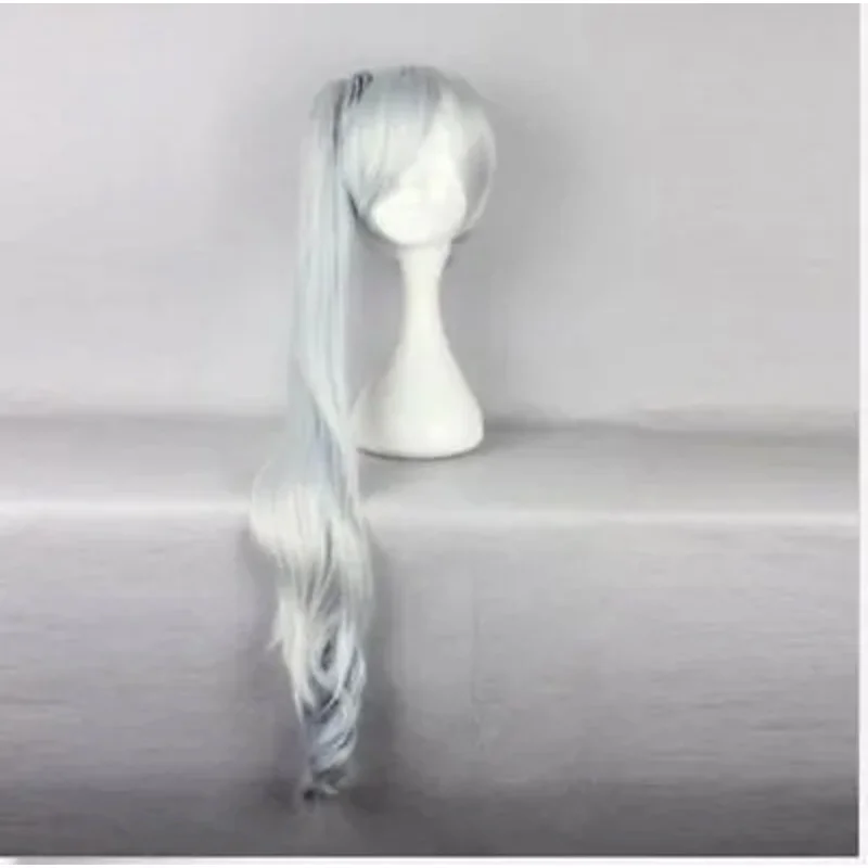 Silvery Mixed RWBY Weiss Schnee White Synthetic Women Party Cosplay Wig