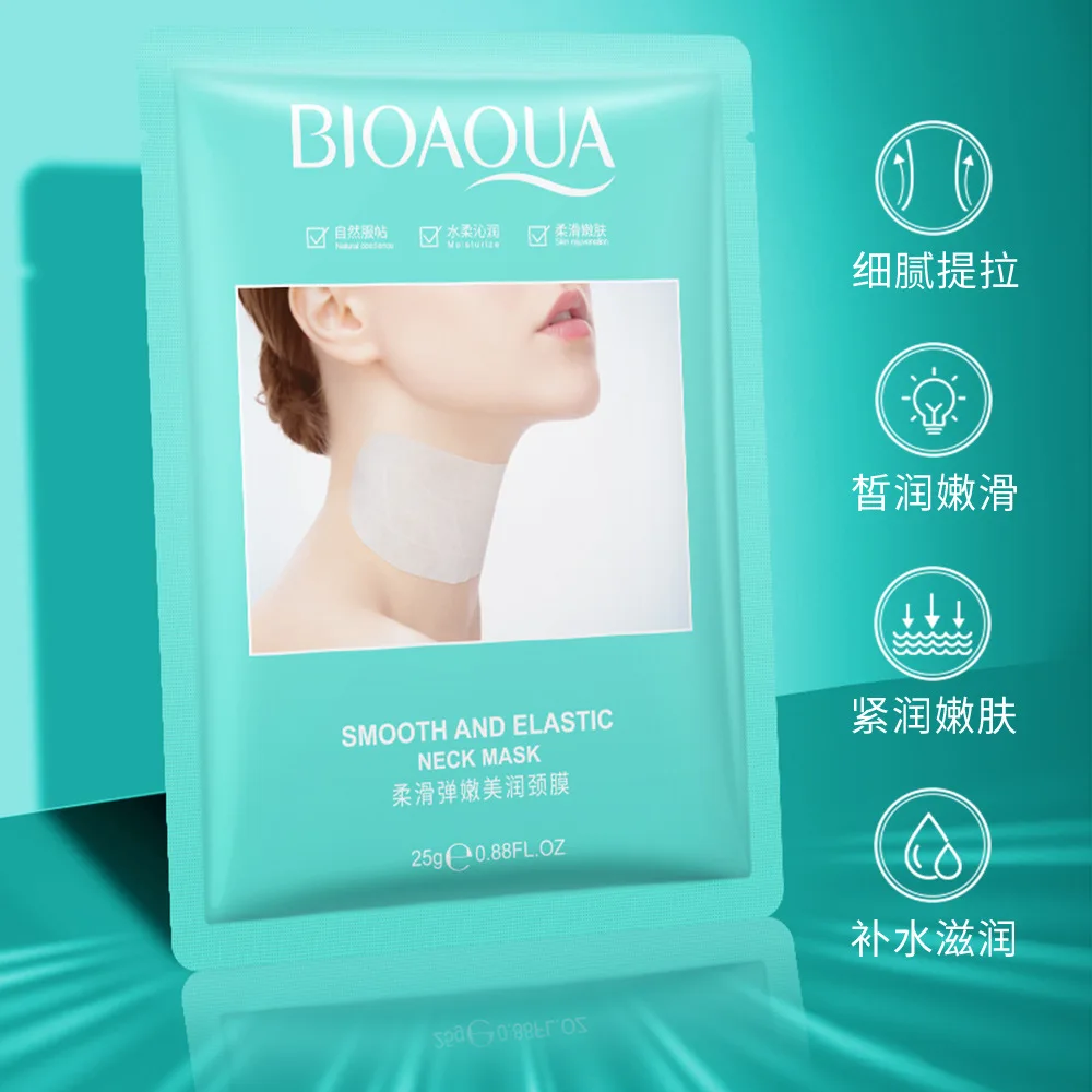 Bioaqua Collagen Neck Mask Firming Nourishing Brightening Moisturizing Skin Care 10pcs