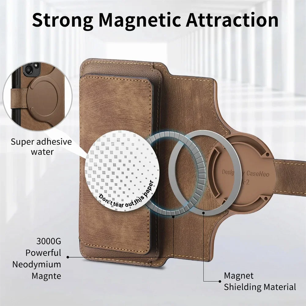 Versatile 2-in-1 Detachable Wallet Case with Premium Protection