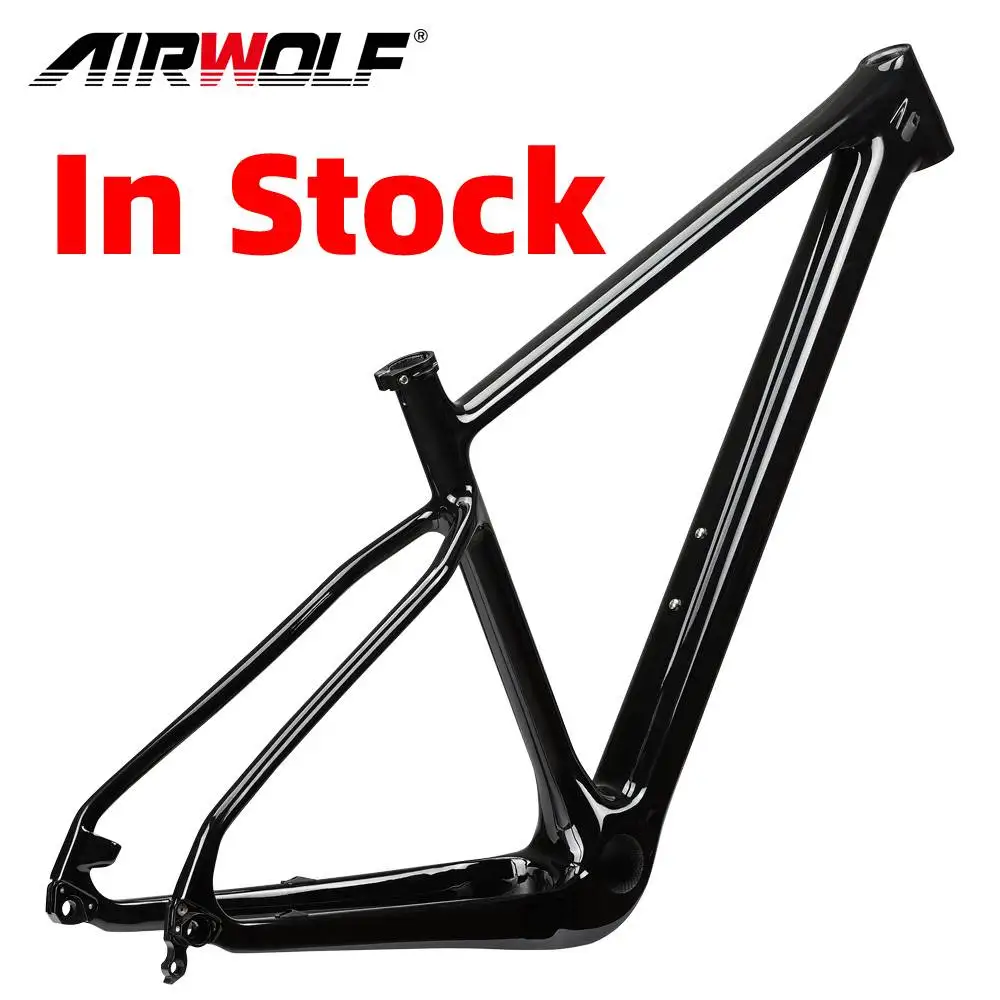 Telaio Per Bicicletta Airwolf Mtb 29 T1000 Telaio Hardtail In Carbonio 142 X12Mm 135*9Mm Telaio Mtb In Carbonio 29 Accessori Per Biciclette Con Freno 
