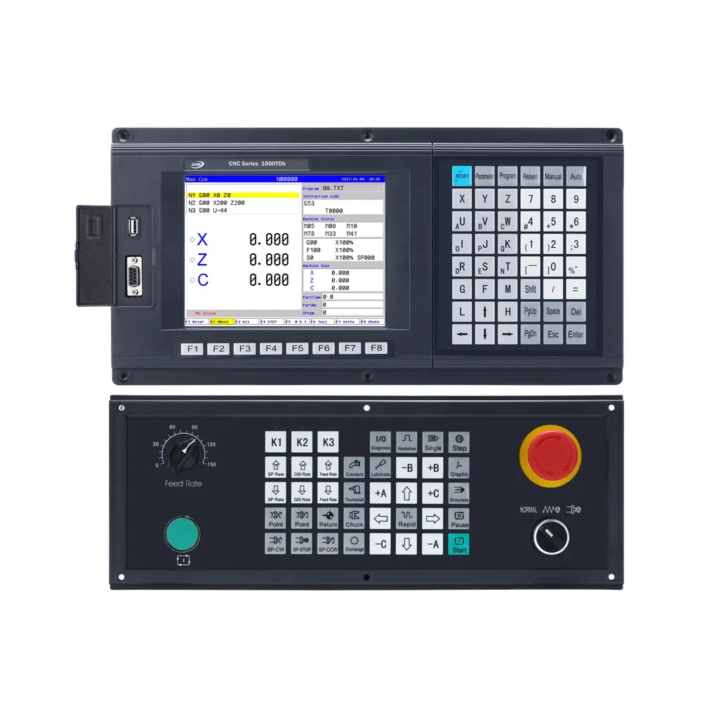 

hot sell 3 axis cnc lathe machine controller price cnc controlling system plc sfx 100 sanayi dikis makina parçaları