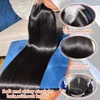 250 300 Density 13x4 13x6 Bone Straight HD Transparent Lace Front Human Hair Wig 30 40 Inch Pre Plucked Lace Frontal Wigs 3