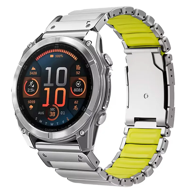 Premium 26mm Titanium Watch Band with Quick Fit Strap Feature