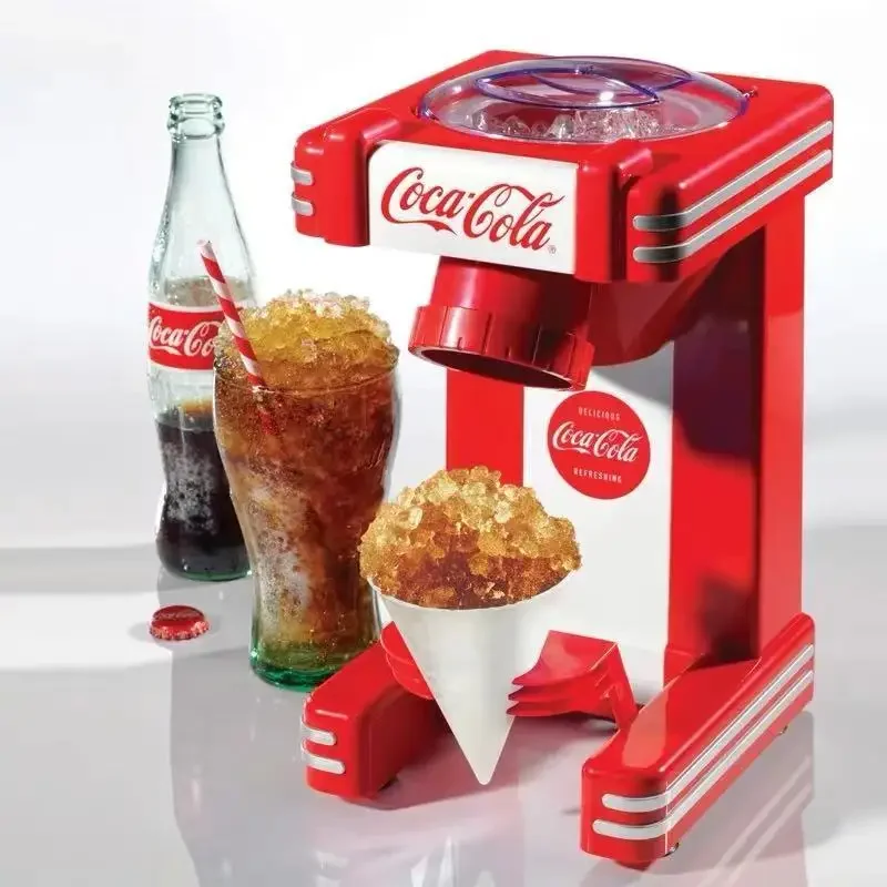 3kg/min Nostalgia Ice Crusher Household Electric Snowflake Metal Shaved Ice Machine Slush Machine Freezer Snow ice crusher machine