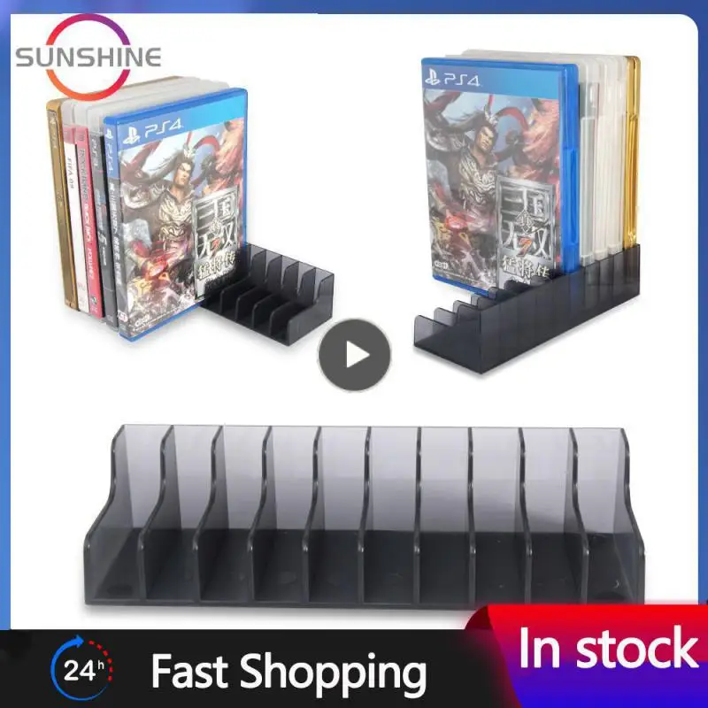 Ivyueenfor Switch Oled Console Game Card Box Storage Stand Holder Per Nindoswitch Lite Disk Card Holder Stand