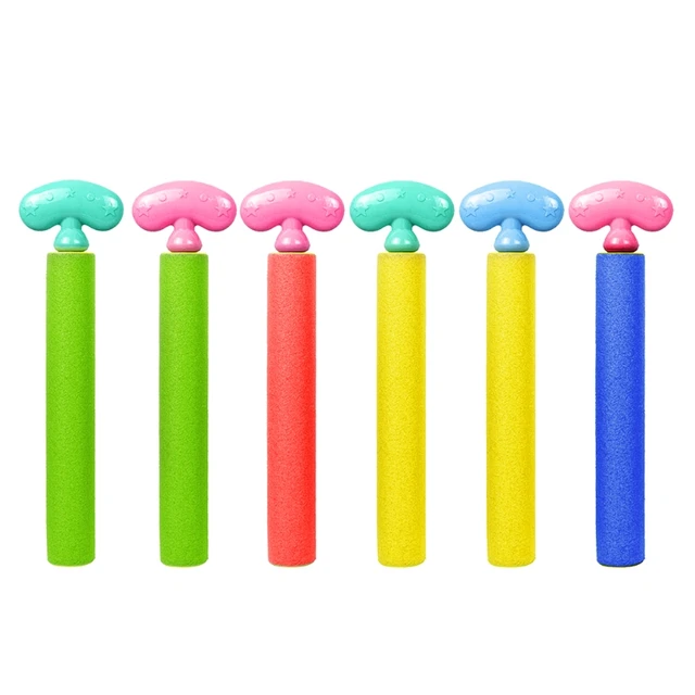 6 Pack Foam Water Blaster Set Pool Toys Water Toy for Kids Water   Blaster send  Swimming Pool Outdoor Beach Play 4