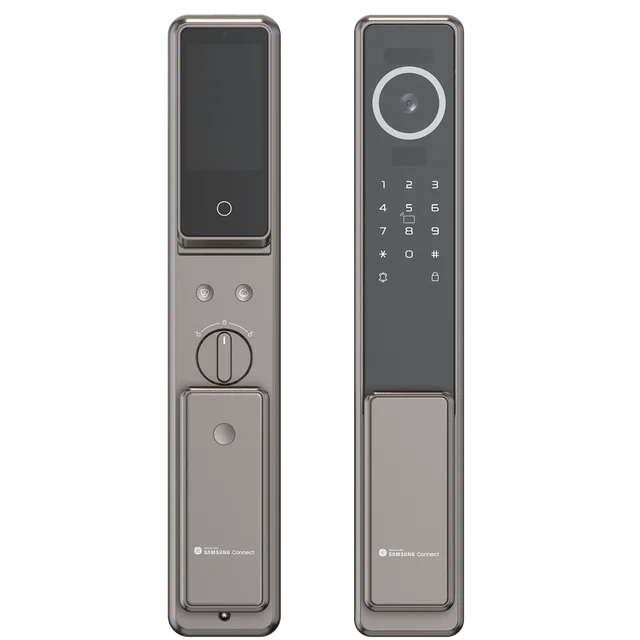 Samsung R60 Max  for Smart Things App Face Facial Digital Electronic Lock with Fingerprint Doorbell Smart Home Alarm System 3