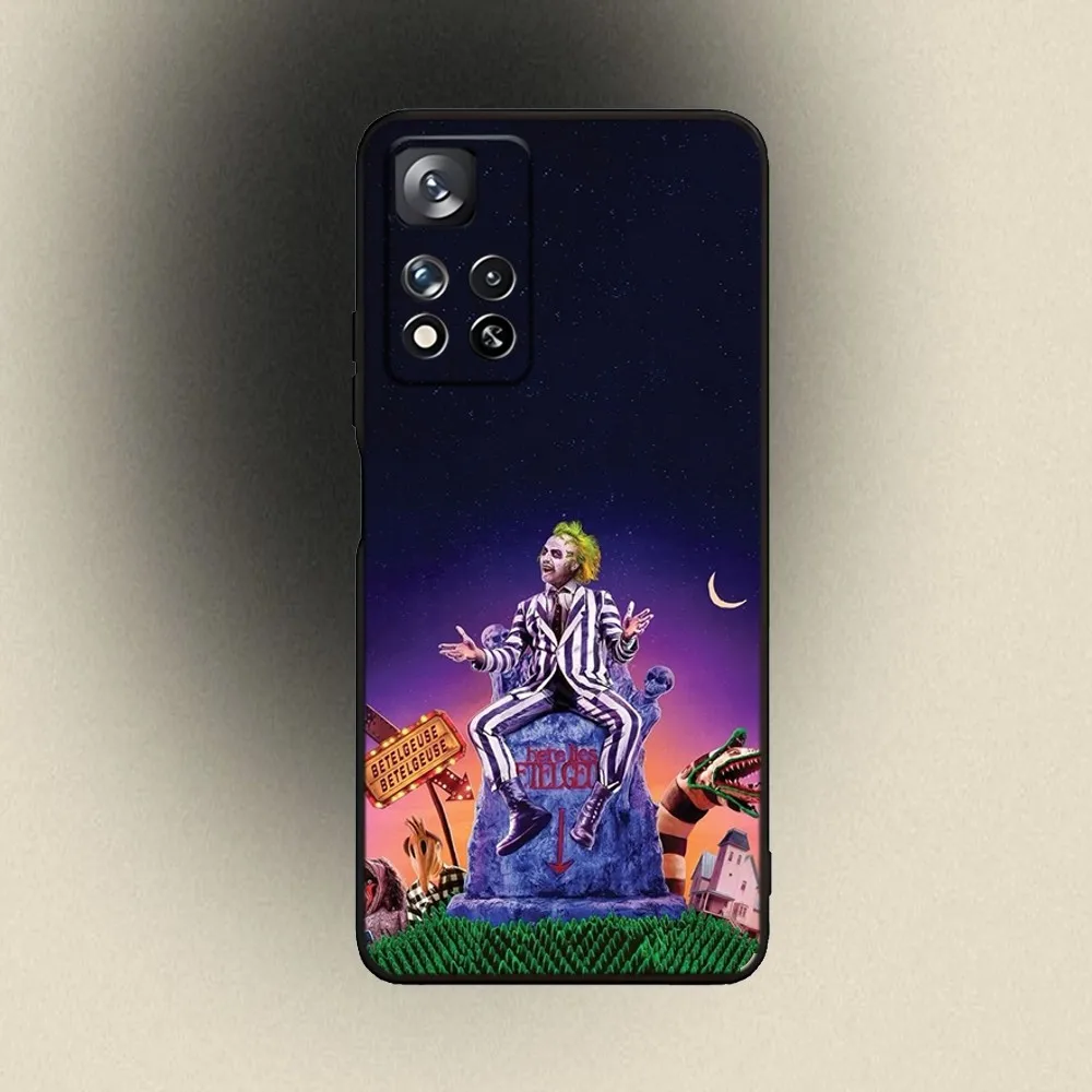 thumbnail image 1 of Funda de teléfono de la película B-BeetlejuiceS 2 para Samsung Galaxy A20, A21s, A22, A31, A32, A52, A53, A72, 73, A80, A91, funda negra suave, 1 of 4
