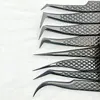 Precision Eyelashes Extension Tweezers Black For Make Fans Boot Isolation False Lash Clip Tongs Nail Art Makeup Tools Supplies 3