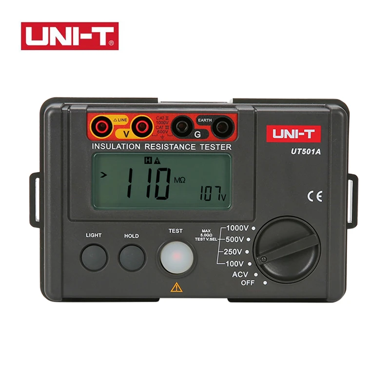 UNI-T UT501A Insulation Resistance Tester | 1000V Megohmmeter For Electricians