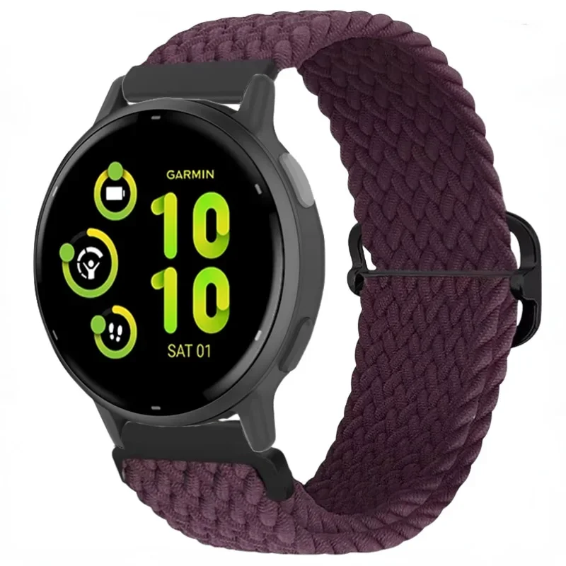 Nylon Braided Solo Loop Strap - Universal Fit, 20/22mm, Durable & Stylish Bracelet