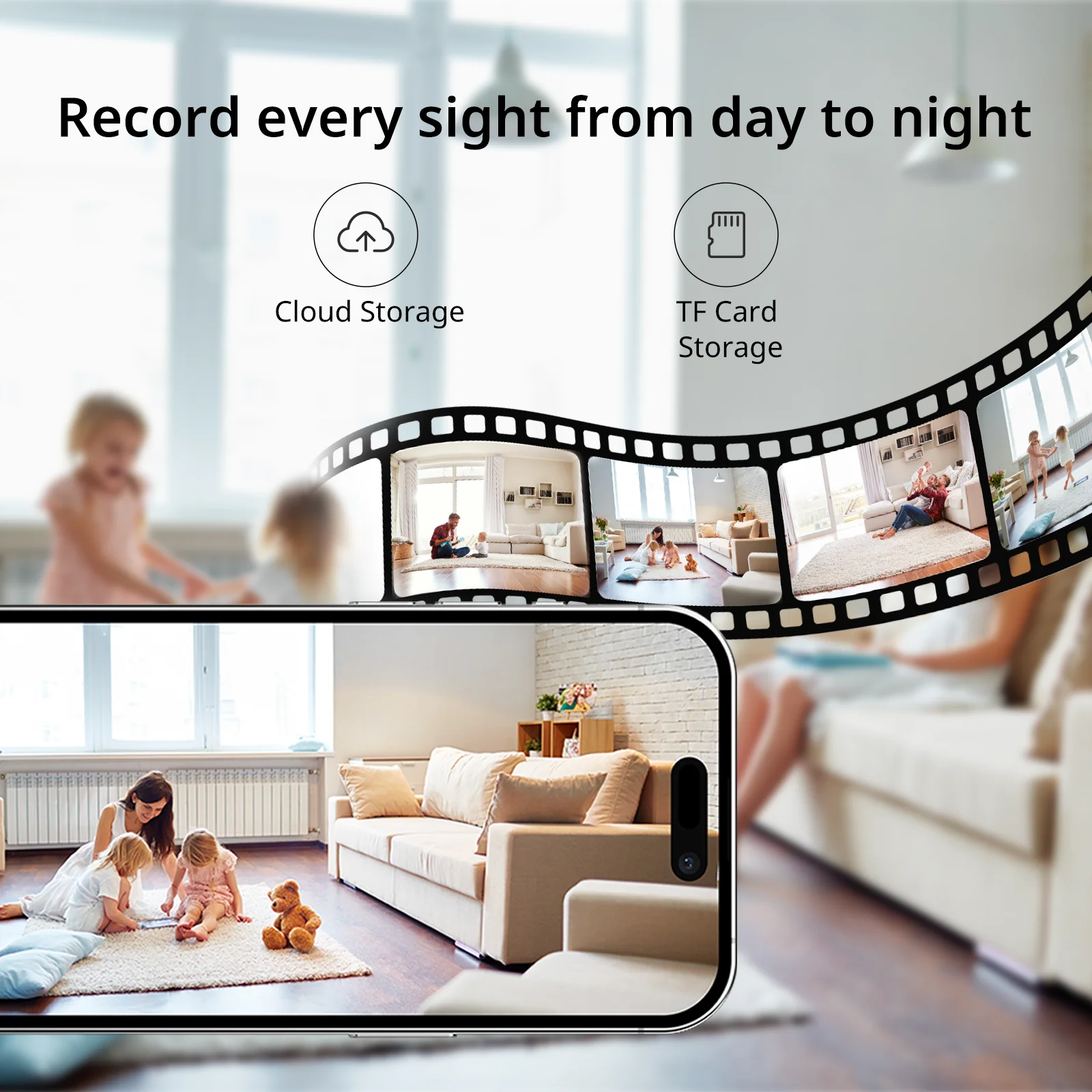 Boykeep 2K 5G/2.4GHz Wi-Fi Indoor Security Camera, Camera for Baby/Elder/Dog/Pet with Phone app, 2-Way Audio Baby Monitor Camera 4