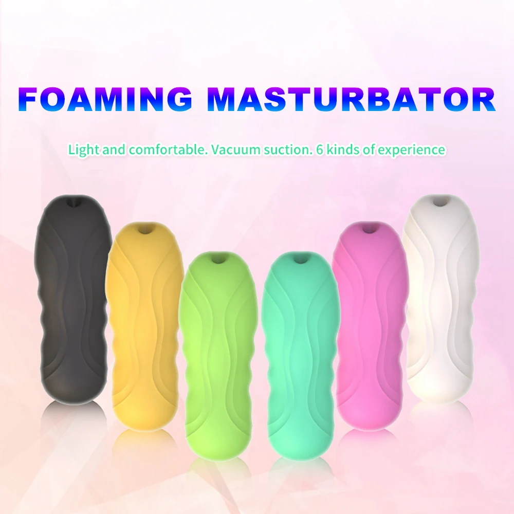 

Male Masturbator Cup Man Masturbation Glans Blowjob Realistic Vagina Pocket Pussy Portable Airplane Cup Sucking Sex Toys For Men