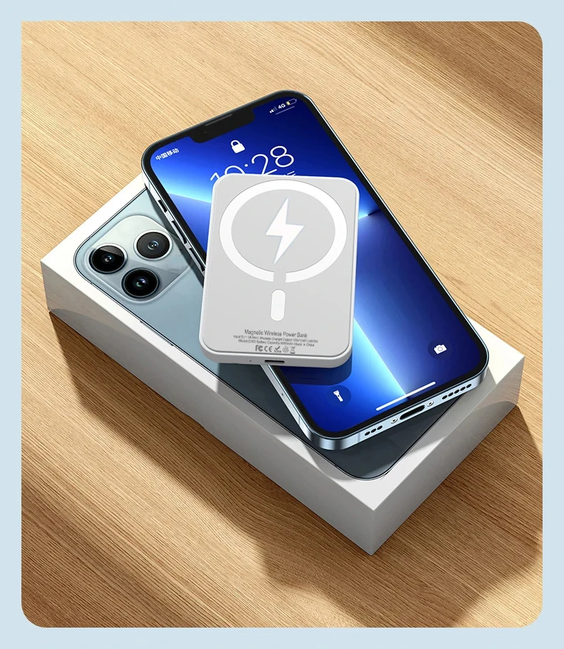 10000mAh New Magnetic Powerbank Magnetic Wireless Power Bank Type C Charger for iphone 15 15Pro Max 15Plus External Battery Pack 11 Saa5f30ebac654320a24e3c4a26c434beu
