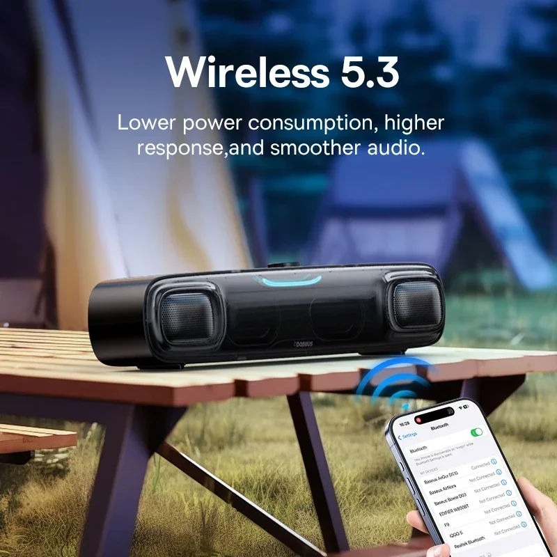 Desktop Mini Soundbar Bluetooth 5.3 Tri-Mode Audio 3D Soundscape Surround Subwoofer Laptop Speaker Speaker bluetooth speaker computer speaker desktop speakers