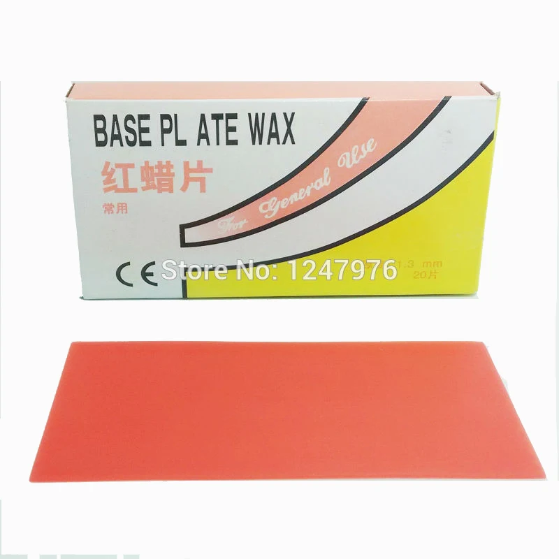 

Free Shipping New 2box Dental Lab Base Plate Wax Dentist