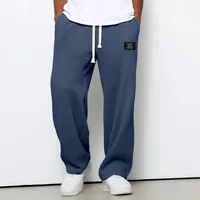 Nouveau pantalon décontracté en tissu gaufré rétro pour homme 2026 – Pantalon de survêtement uni tendance Harajuku – Nouvelle collection homme 3