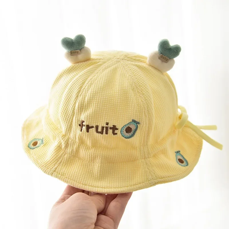 

New Baby Spring and Autumn New Cute Super Cute Fisherman Hat Autumn and Winter Warm Baby Basin Hat