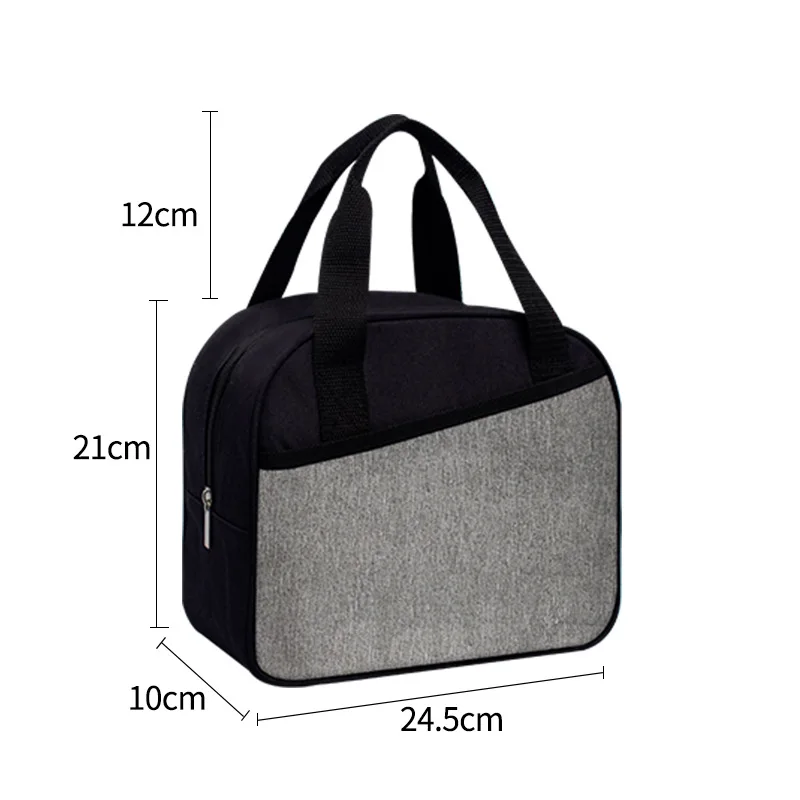 Femuar Lunch Box for Men Women Adults Small Lunch Bag for Office Work  Picnic - Reusable Portable Lunchbox, Grey