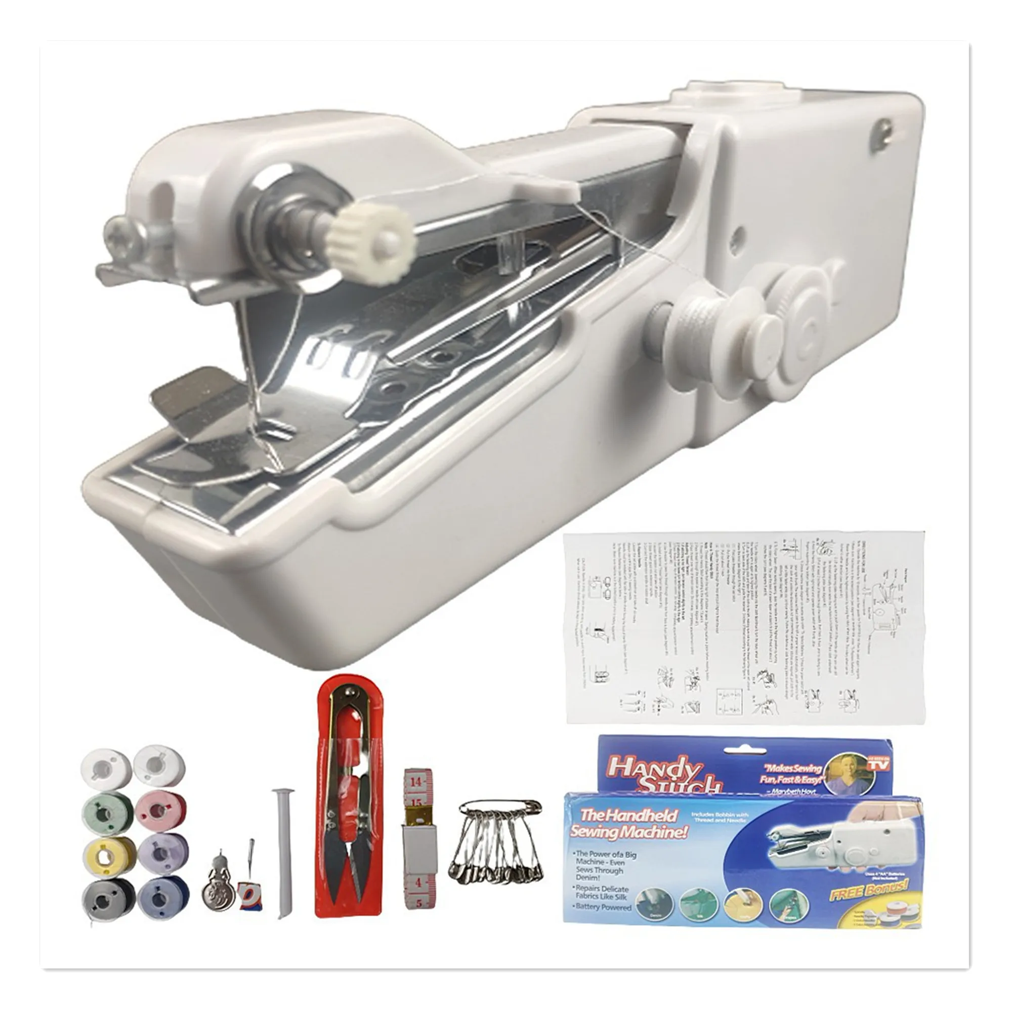 Portable and Cordless Handheld Sewing Machine