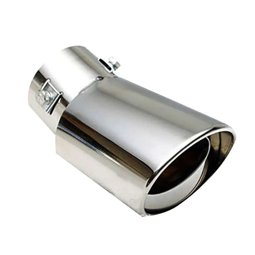 Exhaust Muffler Tip Universal Car Exhaust Muffler Tip Round Stainless Steel for Peugeot 308 508 2008 3008 4008 6008 301 206 307 406 407 207 208
