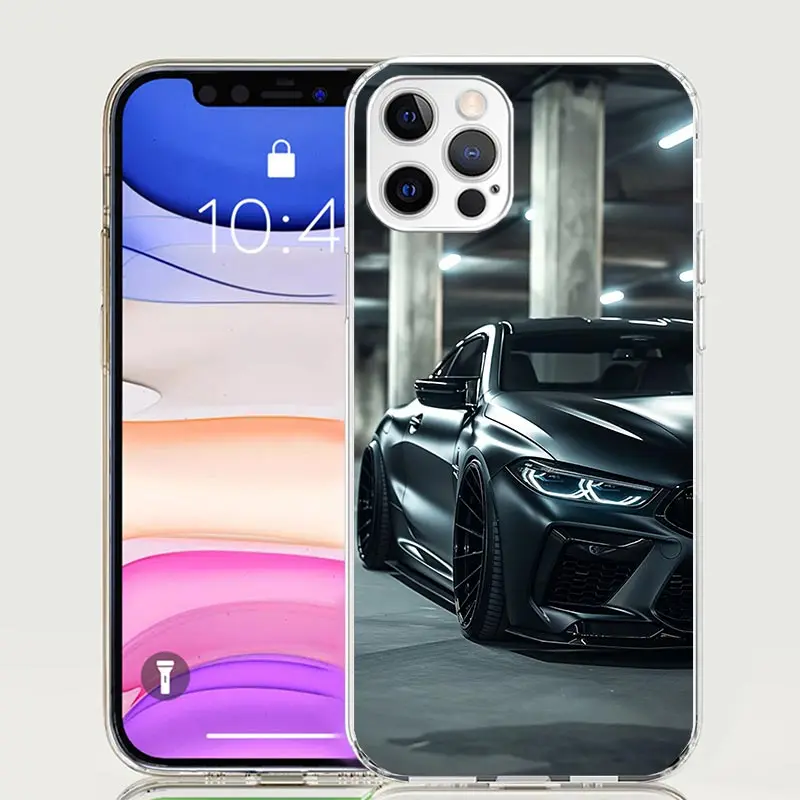 Sleek Black & White Sport Pattern Customized Phone Case