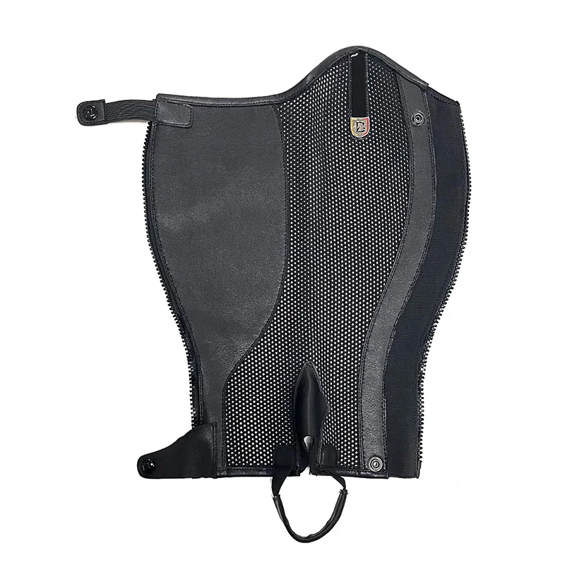 Equestrian Leg Guards Suit for Adult Child Wear-resistant and Breathable Comfortable Grid Design Cool Sweat-wicking 2