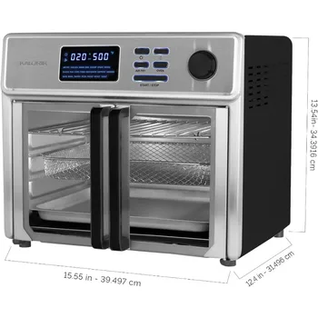 Kalorik MAXX® Complete Digital 26-Quart 10-in-1 Countertop Air Fryer Oven, 15 Deluxe Accessories & 60-Recipe Hardcover Cookbook 2