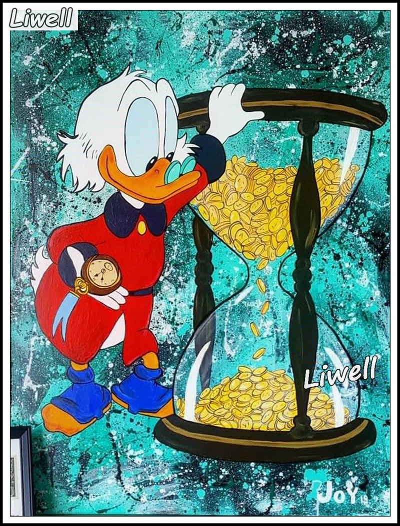 スクルージ・マクダック漫画ダイヤモンド塗装コンプリートキット