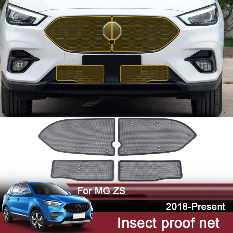 Auto Insektbeweis-netzes Für MG ZS 2018-2025 Wasser Tank Abdeckung Racing  Gitter Schutz Net Kondensator Schützen Externe Auto Zubehör - AliExpress