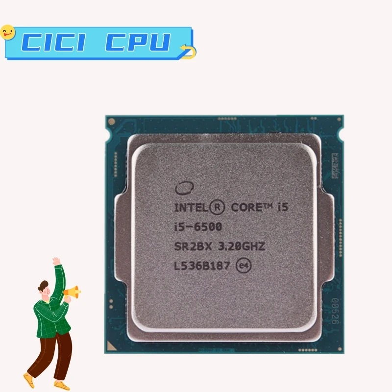 Processore Cpu Core I5 6500 3.2Ghz Quad-Core Quad-Thread 65W 6M Usato Lga 1151 Sr2Bx